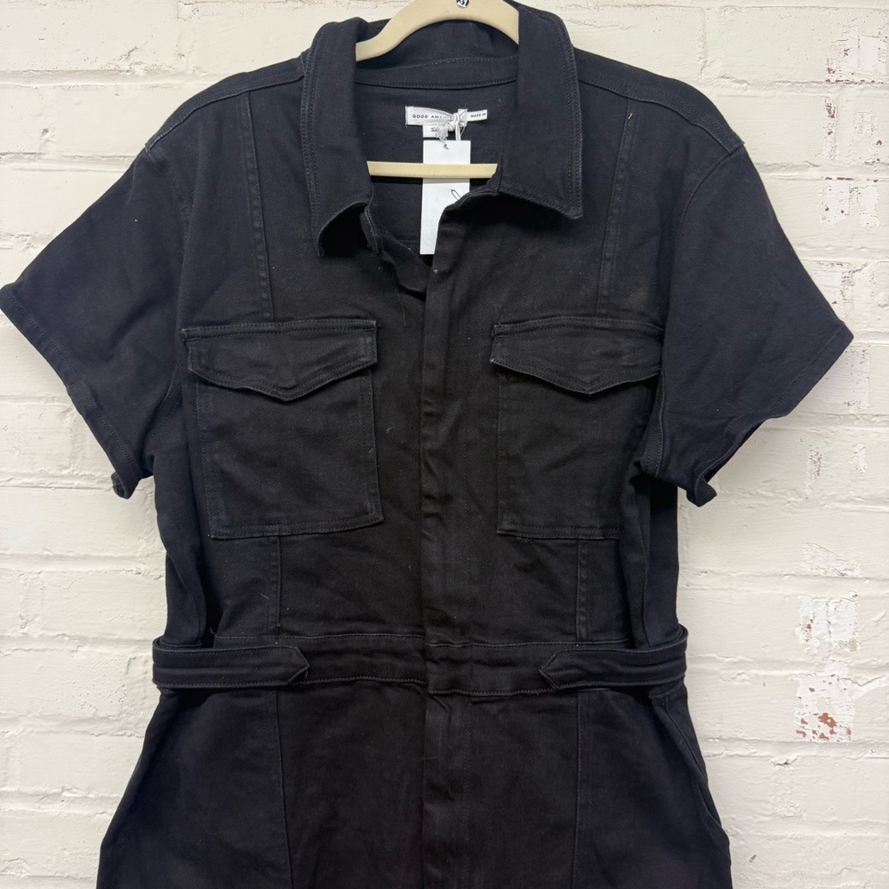 NWT Good Amerian Fit for Success Jumpsuit Black 3X - Picture 4 of 7